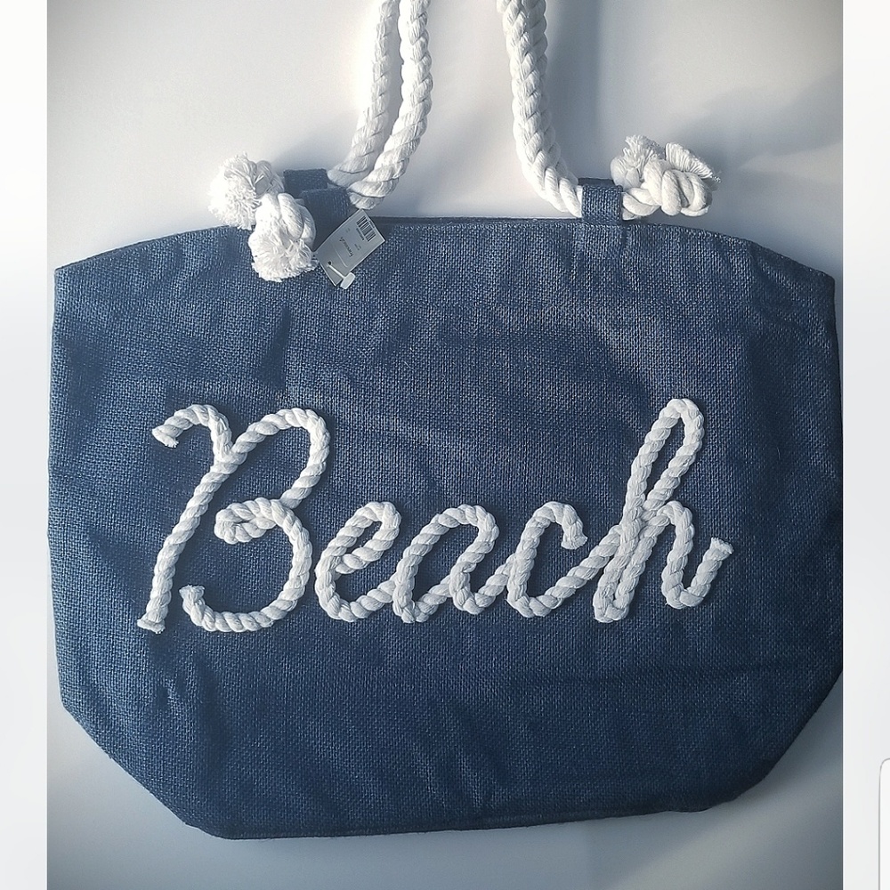 BEACH ROPE JUTE TOTE - Picture 4 of 4